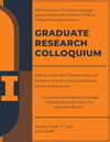 Graduate Research Colloquium